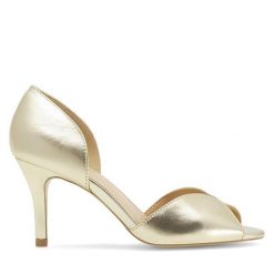 Sandały Sergio Bardi. Żółte sandały damskie Sergio Bardi, bez wzorów, bez obcasa, na szpilce, bez zapięcia. Za 279.99 zł.