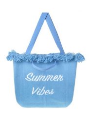 BLE Shopper bag w kolorze błękitnym - 50 x 34 x 10 cm rozmiar: onesize. Niebieskie shopper bag BLE, bez wzorów, z materiału, na ramię, bez dodatków. Za 42.45 zł.