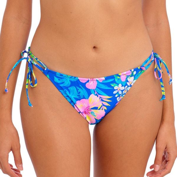 Figi do kostiumów kąpielowych dla kobiet Freya Hot tropics. Niebieskie figi FREYA ACTIVE, bez wzorów. Za 154.00 zł.