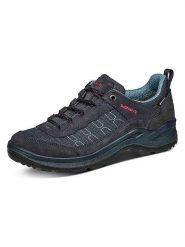 LOWA Skórzane buty trekkingowe "Taurus Pro GTX" w kolorze granatowym rozmiar: 40. Niebieskie obuwie trekkingowe damskie Lowa, z gore-texu, bez zapięcia. Za 346.99 zł.
