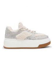 Steve Madden Sneakersy w kolorze srebrnym rozmiar: 40. Szare obuwie sportowe damskie Steve Madden, bez zapięcia. Za 259.13 zł.