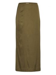 MOSS COPENHAGEN Spódnica "Julietta" w kolorze khaki rozmiar: L. Brązowe spódnice damskie Moss Copenhagen, na co dzień, l, bez wzorów, maxi. Za 144.92 zł.