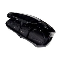 Torby Do Boksu Dachowego Thule Motion 3 L 4Szt Kjust. Czarne torby podróżne KJUST, bez wzorów. Za 829.00 zł.