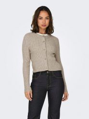 ONLY Kardigan w kolorze beżowym rozmiar: XL. Brązowe kardigany damskie Only, xl, bez wzorów. Za 70.24 zł.