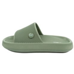 Klapki CMP Ruby Slipper 3Q97866 E452 zielone. Zielone klapki damskie bez wzorów, z gumy, bez obcasa, bez zapięcia. Za 182.17 zł.