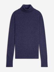 Just Cashmere Kaszmirowy golf w kolorze granatowym rozmiar: S. Niebieskie golfy damskie Just Cashmere, s, bez wzorów, z kaszmiru, bez ramiączek. Za 413.99 zł.