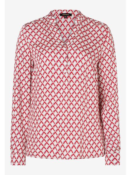 More & More Bluzka w kolorze czerwono-białym rozmiar: 38. Białe bluzki damskie More & More, s, bez wzorów, z wiskozy, klasyczne, bez kołnierzyka, bez ramiączek. Za 96.83 zł.