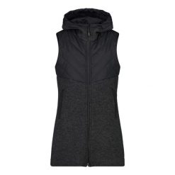 Kamizelka damska turystyczne CMP 34M0366. Czarne kamizelki damskie CMP, l, bez wzorów, bez kaptura. Za 580.90 zł.