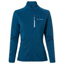 Bluza polarowa damska Vaude Elope Fleece Jacket II. Niebieskie bluzy damskie Vaude, m, bez wzorów, z polaru, bez kaptura. Za 596.25 zł.