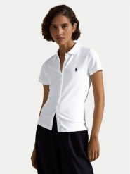 Polo Ralph Lauren Koszula 211939272002 Biały Slim Fit. Białe koszule damskie Polo Ralph Lauren, xs, bez wzorów, z bawełny, bez kołnierzyka, bez ramiączek. Za 449.99 zł.