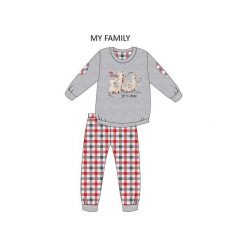 Piżama Kids Boy 174/83 My Family szara r. 128. Szare piżamy chłopięce Cornette. Za 51.86 zł.