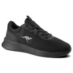 Czarne Sneakersy Kangaroos Damskie Lekkie Półbuty. Czarne obuwie sportowe damskie KangaROOS, na wiosnę, bez wzorów, z materiału, bez obcasa, bez zapięcia. Za 129.00 zł.