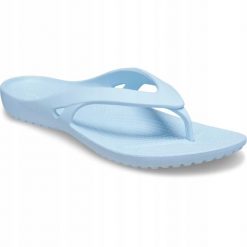 Japonki Dla Dorosłych Crocs Kadee II Flip. Brązowe klapki damskie Crocs, bez wzorów, z materiału, bez obcasa, bez zapięcia. Za 71.99 zł.