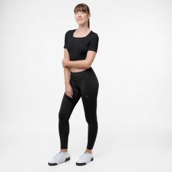Legginsy fitness damskie Puma. Czarne legginsy damskie Puma, l, bez wzorów, ze skóry. Za 129.99 zł.