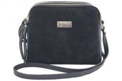 Listonoszka skórzana BARBERINI'S 710-1 czarna. Czarne shopper bag Barberinis, bez wzorów, ze skóry, na ramię, bez dodatków. Za 219.99 zł.