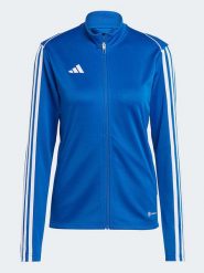 Adidas Kurtka sportowa "Tiro 23 League" w kolorze niebieskim rozmiar: XXS. Niebieskie kurtki sportowe damskie Adidas, xxs, bez wzorów, z materiału, bez kaptura. Za 81.95 zł.