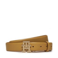 Pasek Damski Tommy Hilfiger. Brązowe paski damskie Tommy Hilfiger, bez wzorów. Za 139.99 zł.