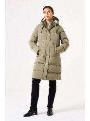 Garcia Płaszcz zimowy w kolorze khaki rozmiar: M. Brązowe płaszcze damskie Garcia, na zimę, m, bez wzorów, z puchu, bez kaptura. Za 448.99 zł.