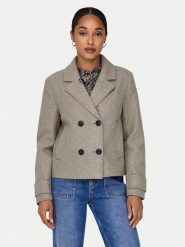 ONLY Kurtka przejściowa Freja 15320983 Brązowy Regular Fit. Brązowe kurtki damskie Only, s, bez wzorów, z syntetyku, bez kaptura. Za 269.99 zł.