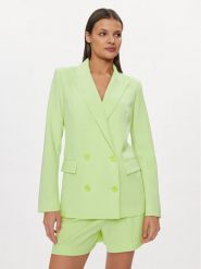Patrizia Pepe Marynarka 8S0483/A6F5-G568 Zielony Regular Fit. Zielone marynarki i żakiety damskie Patrizia Pepe, s, bez wzorów, z syntetyku. Za 2,539.00 zł.