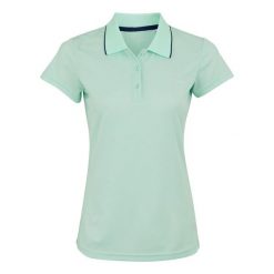 Koszulka Polo Damska Maverick V. Niebieskie bluzki damskie Regatta, bez wzorów, bez kołnierzyka, bez ramiączek. Za 73.99 zł.