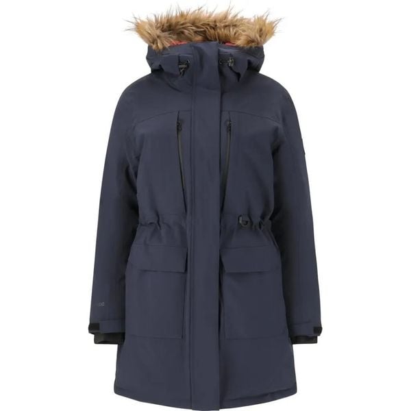 Parka damska z kapturem Whistler Bluff 10000. Niebieskie parki damskie WHISTLER, z materiału, z kapturem. Za 519.00 zł.