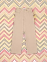Jeansy wide leg - beżowy. Brązowe jeansy damskie Sinsay, z podwyższonym stanem. Za 39.99 zł.