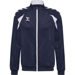 Kurtka z dresu Hummel Core 2.0. Białe kurtki damskie Hummel, bez wzorów, z dresówki, bez kaptura. Za 229.50 zł.