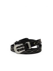 Pepe Jeans Pasek "Lou" | PL020801 | Lou | Kobieta | Czarny. Czarne paski damskie Pepe Jeans, bez wzorów, z jeansu. W wyprzedaży za 139.00 zł.