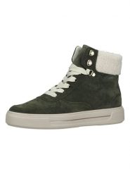 Ara Shoes Skórzane sneakersy w kolorze oliwkowo-kremowym rozmiar: 38. Brązowe obuwie sportowe damskie Ara Shoes, z materiału, za kostkę, bez zapięcia. Za 237.17 zł.