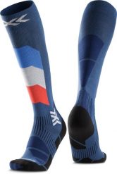 Skarpetki X-Socks Perform Patriot France. Białe skarpetki damskie X Socks, bez wzorów, z materiału. Za 212.00 zł.