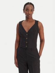 Guess Kamizelka W6RH52 WH9Y2 Czarny Regular Fit. Czarne kamizelki damskie Guess, xl, z aplikacjami, z syntetyku, bez kaptura. Za 399.99 zł.