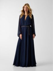 Marciano Guess Sukienka wieczorowa 6RGK19 7429A Granatowy Regular Fit. Niebieskie sukienki damskie Marciano Guess, z aplikacjami, z syntetyku, wizytowe, bez ramiączek. Za 1,199.00 zł.