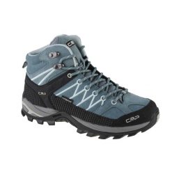 Damski Buty Trekkingowe Wodoodporne CMP Rigel Mid, Niebieskie. Niebieskie obuwie trekkingowe damskie CMP, bez zapięcia. Za 399.99 zł.