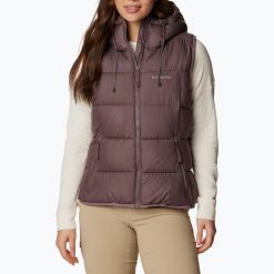 Bezrękawnik damski Columbia Pike Lake Insulated II. Brązowe kamizelki damskie Columbia, bez wzorów, bez kaptura. Za 289.99 zł.