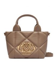 LOVE MOSCHINO Torebka JC4255PP0PLC0105 Beżowy ciemny. Brązowe torebki klasyczne damskie Love Moschino, ze skóry, bez dodatków. Za 949.99 zł.