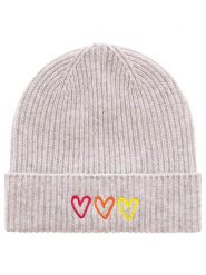 Zwillingsherz Kaszmirowa czapka beanie w kolorze jasnoszarym rozmiar: onesize. Szare czapki damskie Zwillingsherz, bez wzorów, z kaszmiru. Za 219.60 zł.