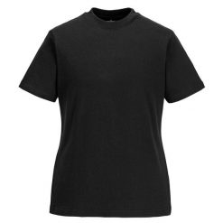 T-shirt Damski Jeden Kolor. Czarne t-shirty damskie Portwest, l, bez wzorów, bez kołnierzyka. Za 64.99 zł.