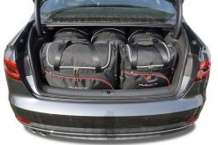 Torby Do Bagażnika Audi A4 Limousine 2015-2024 5Szt Kjust. Czarne torby podróżne KJUST, bez wzorów, z kauczuku. Za 1,523.00 zł.