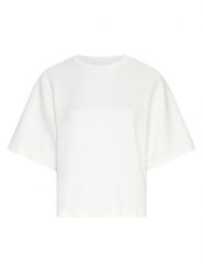 MOSS COPENHAGEN Bluza w kolorze białym rozmiar: L/XL. Białe bluzy damskie Moss Copenhagen, l, bez wzorów, bez kaptura. Za 154.95 zł.