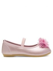 Nelli Blu Baleriny CF2685-2 Różowy. Czerwone baleriny dziewczęce Nelli Blu, bez wzorów, ze skóry, bez obcasa, bez zapięcia. Za 59.99 zł.