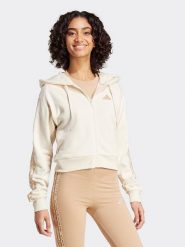 Adidas Bluza w kolorze kremowym rozmiar: XL. Brązowe bluzy damskie Adidas, xl, bez wzorów, bez kaptura. Za 139.54 zł.