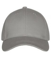 Clique Classic Cap czapka 6-panelowa z bawełny – Silver. Szare czapki damskie CLIQUE, bez wzorów, z bawełny. Za 86.50 zł.