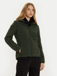 Champion Kurtka przejściowa 117571 Zielony Custom Fit. Zielone kurtki damskie Champion, xl, bez wzorów, z syntetyku, bez kaptura. Za 389.99 zł.