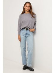 Soft Cashmere Sweter w kolorze szarym rozmiar: 34/36. Szare swetry klasyczne damskie Soft Cashmere, bez kołnierzyka. Za 152.99 zł.