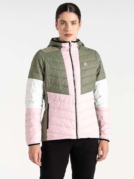 Dare 2b Kurtka pikowana "Lively" w kolorze oliwkowo-białym rozmiar: 38. Białe kurtki damskie Dare 2b, bez wzorów, bez kaptura. Za 118.01 zł.