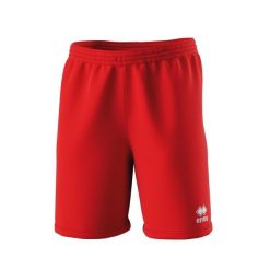 Szorty Errea Edo. Czerwone spodenki sportowe damskie ERREA, m, bez wzorów, z materiału, z standardowym stanem, do biegania. Za 137.50 zł.
