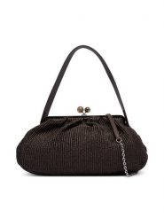 Weekend Max Mara Torebka 2615511095650 Brązowy ciemny. Brązowe torebki wieczorowe damskie Weekend Max Mara, bez wzorów, z syntetyku, bez dodatków. Za 1,739.00 zł.