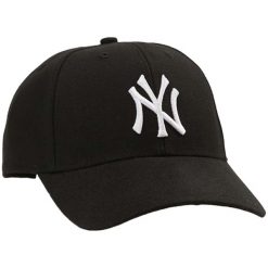 Czapka z daszkiem dla dorosłych 47 Brand New York Yankees MVP Cap. Czarne czapki z daszkiem damskie 47 Brand, bez wzorów, z wełny. Za 89.99 zł.