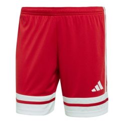Spodenki damskie adidas Squadra. Czerwone spodenki sportowe damskie Adidas, l, bez wzorów, z dzianiny, na fitness i siłownię. Za 71.99 zł.